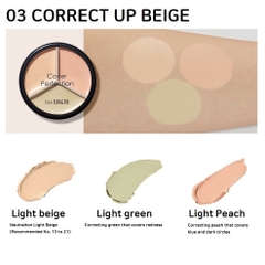 Che Khuyết Điểm Triệt Sắc The Saem Cover Triple Pot Concealer