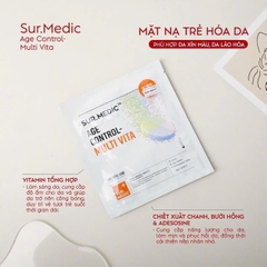 Mặt Nạ Căng Bóng Sur.Medic+ Cung Cấp Multi Vitamin 30g Age Control Multi Vita Mask 30g