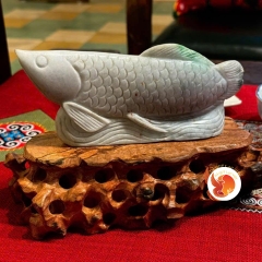 Tượng Cá Rồng Ngọc Phỉ Thuý Myanmar