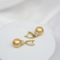 Bộ Trang Sức Ngọc Trai Vàng