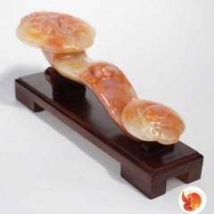 Gậy Như Ý Ngọc Onyx Hồng