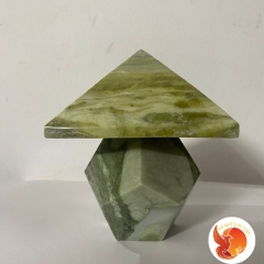 Kim Tự Tháp - Cầu Đá Reki 12 Cạnh Đá Serpentine