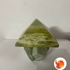 Kim Tự Tháp - Cầu Đá Reki 12 Cạnh Đá Serpentine