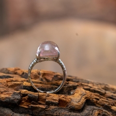 Nhẫn Đá Thạch Anh Tóc