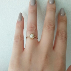 Nhẫn Đính Ngọc Trai