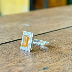 Nhẫn Hoàng Ngọc Phỉ Thuý Myanmar