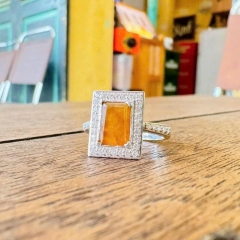 Nhẫn Hoàng Ngọc Phỉ Thuý Myanmar