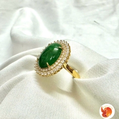 Nhẫn Ngọc Phỉ Thúy Xanh