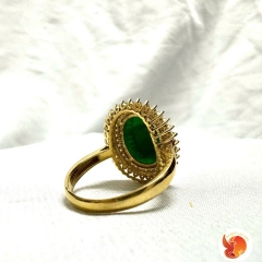 Nhẫn Ngọc Phỉ Thúy Xanh