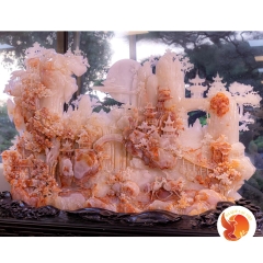 Sơn Thủy Hữu Tình Đá Ngọc Hoàng Long Liền Khối