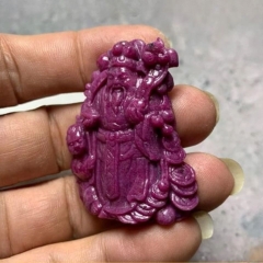 Mặt Dây Thần Tài Ruby