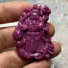 Mặt Dây Thần Tài Ruby