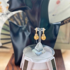 Bộ Trang Sức Ngọc Trai Vàng