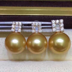 Bộ Trang Sức Ngọc Trai Vàng