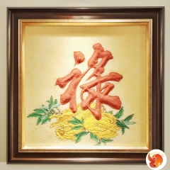 Tranh Đá Chữ Phúc - Lộc - Thọ