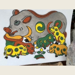 Tranh đàn lợn âm dương