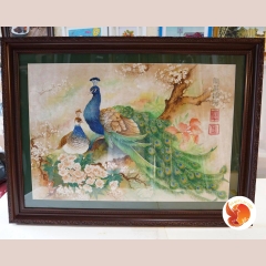 Tranh Phu Thê Viên Mãn