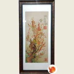 Tranh Giấy Dó Xuân Hạ Thu Đông