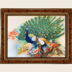 Tranh Đá Quý Khổng Tước