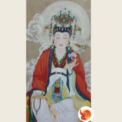 Tranh Phật Mẫu Ngọc Quý Ngũ Sắc