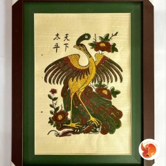 Tranh Giấy Dó Thiên Hạ Thái Bình