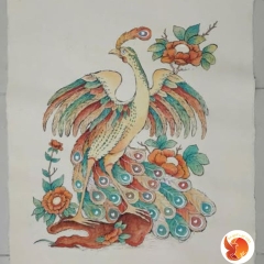 Tranh Giấy Dó Thiên Hạ Thái Bình
