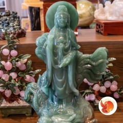 Tượng Đá Quý Phật Bà Quan Âm Ngọc Aventurine