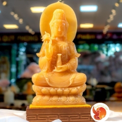 Tượng Đá Quý Phật Bà Quan Thế Âm Ngồi Tọa Sơn