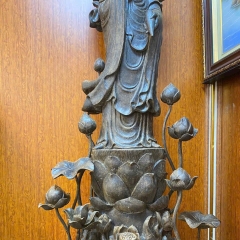 Tượng Phật Bà Trầm Nguyên Khối