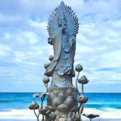 Tượng Phật Bà Trầm Nguyên Khối