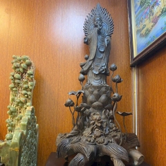 Tượng Phật Bà Trầm Nguyên Khối