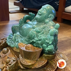 Tượng Phật Di Lặc Ngồi Ngọc Aven