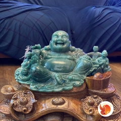 Tượng Phật Di Lặc Ngồi Ngọc Aven