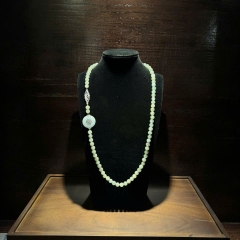 Vòng Cổ Khấu Bình An Ngọc Phỉ Thúy