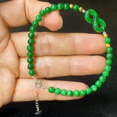 Vòng Ngọc Bích Charm Vô Cực