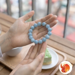 Vòng Tay Đá Aquamarine