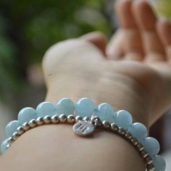 Vòng Tay Đá Aquamarine