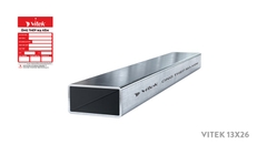 Thép hộp chữ nhật mạ kẽm Vitek 20x40