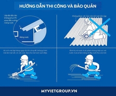 Tôn cách nhiệt Vitek 6 sóng 1.08m