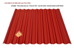 Tôn lạnh Vitek 11 sóng khổ 1.08m