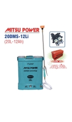 BÌNH XỊT ĐIỆN MITSU POWER 20DMS-12LI (20L,  12AH, BƠM ĐOI)
