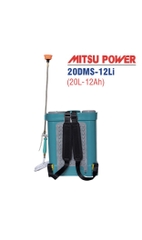 BÌNH XỊT ĐIỆN MITSU POWER 20DMS-12LI (20L,  12AH, BƠM ĐOI)