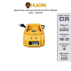 Bộ sạc 1.5A HUKAN