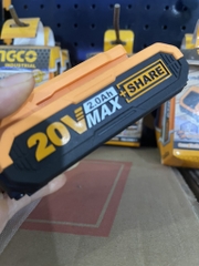 [INGCO] INGCO Pin Sạc 20V 2.0Ah MAX LITHIUM-ION FBLI2001 mới 100% không hộp