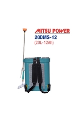 BÌNH XIT ĐIỆN MITSU POWER 20DMS-12 (20L, 12AH,  BƠM ĐÔI