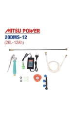 BÌNH XIT ĐIỆN MITSU POWER 20DMS-12 (20L, 12AH,  BƠM ĐÔI