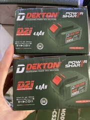 Máy siết buloong DEKTON D21-BL1001N bao gồm 2 pin 4.0Ah và 1 sac nhanh