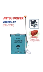 BÌNH XIT ĐIỆN MITSU POWER 20DMS-12 (20L, 12AH,  BƠM ĐÔI