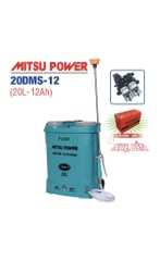 BÌNH XIT ĐIỆN MITSU POWER 20DMS-12 (20L, 12AH,  BƠM ĐÔI
