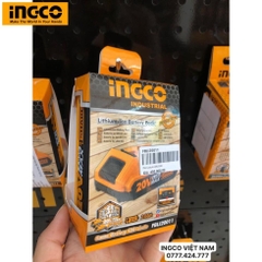 [INGCO] INGCO Pin Sạc 20V 2.0Ah MAX LITHIUM-ION FBLI2001 mới 100% không hộp
